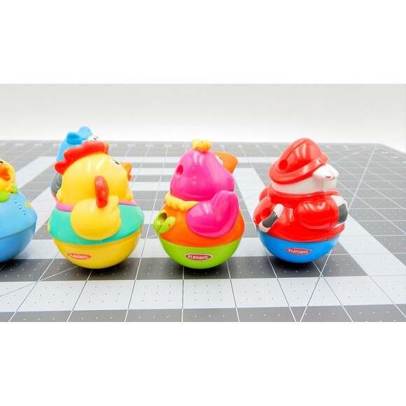 Hasbro Playskool Weebles Wobble Dressed Birds Fireman Dalmatian 2003 - Picture 13 of 13